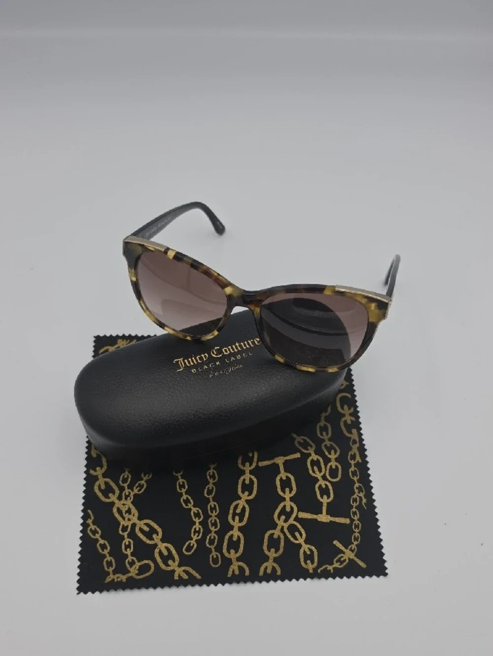 Juicy Couture Tortoiseshell Leopard Print Cat-Eye Women's Sunnies (NWOT)✨️🐆✨️ - Picture 1 of 12